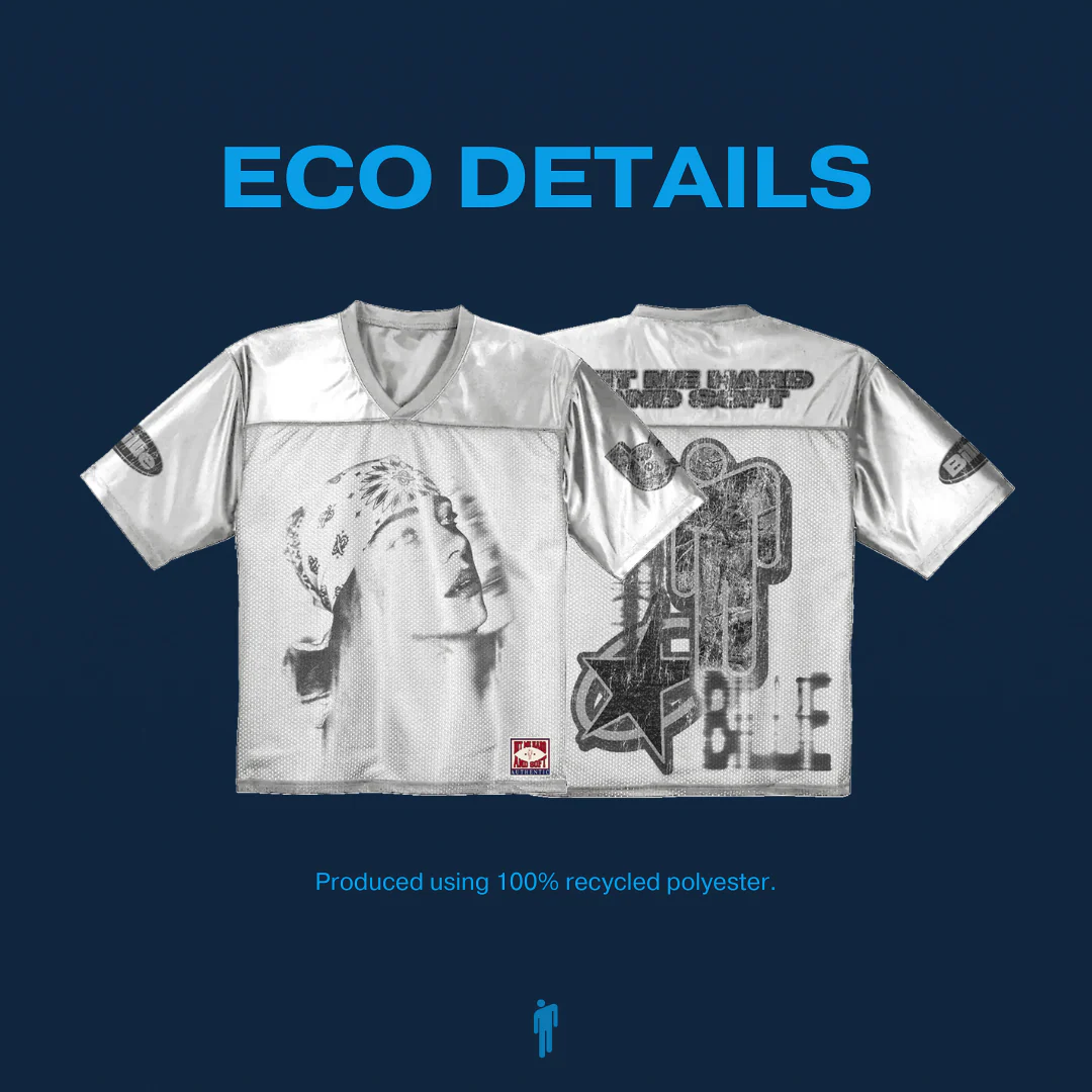 Billie Bandana White Football Jersey - Image 3