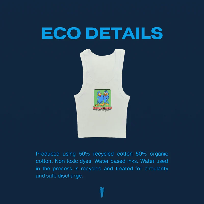 BIRDS OF A FEATHER WHITE TANK - Image 3