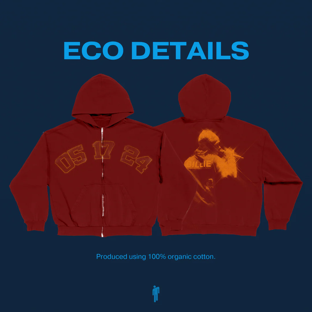 Encore Red Zip Hoodie - Image 3