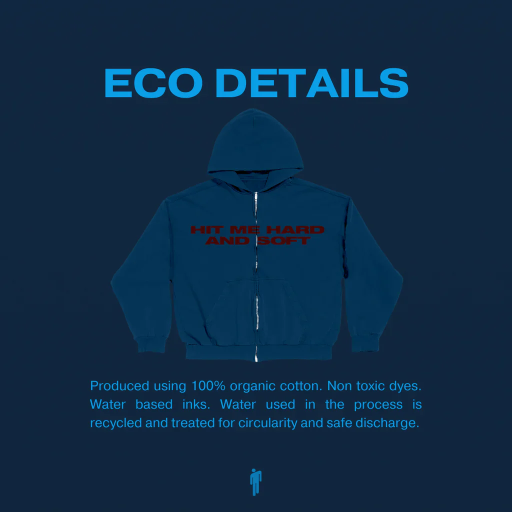 Hoodie Bleu et Rouge Zippé - Image 3